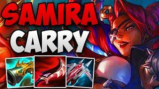 KOREAN CHALLENGER SAMIRA CARRIES HIS TEAM! | CHALLENGER SAMIRA ADC GAMEPLAY | Patch 13.24 S13