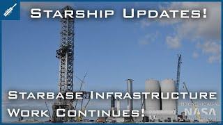 SpaceX Starship Updates! Starbase Infrastructure Work Continues! TheSpaceXShow