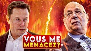 Klaus Schwab vient de DONNER à Elon Musk un AVERTISSEMENT terrifiant !