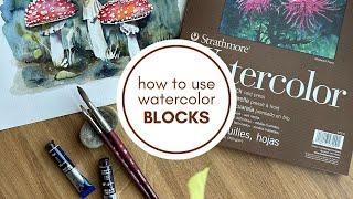 How to Use Watercolor Blocks