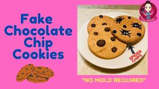 Fake Chocolate Chip Cookie DIY