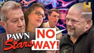 Pawn Stars: "No Way!" Rick Refuses to Budge on Rare Finds