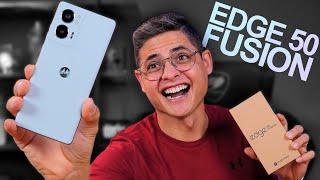 CHEGOU! Motorola EDGE 50 Fusion AQUI NO CANAL! Unboxing e Impressões