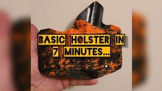 DIY Kydex Holster in 7 minutes....