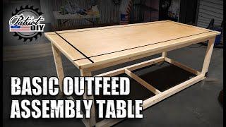 Basic Outfeed Assembly Table Workbench / Table Saw Outfeed Part 1