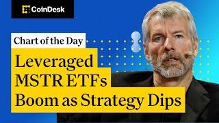 Leveraged MSTR ETFs Ride Strategy Rollercoaster