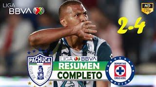 Pachuca vs Cruz Azul 2-4 | Resumen Y Goles Completo - Liga MX 2024 HD