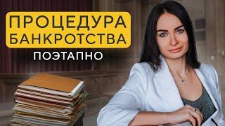 Процедура банкротства физических лиц 2022 пошагово