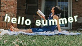 My Slow Summer is Here  romanticizing my life with a creative art date + summer reading list