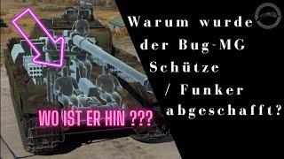 Warum wurde der Bug-MG Schütze/Funker abgeschafft?