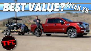 You May Think the 2022 Nissan Titan XD is Lame But I Was Surprised By How Well it Tows!