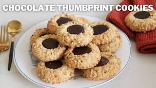 Chocolate Thumbprint Cookies Recipe