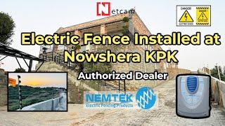 Electric Fence at 4 Kanal Site Nowshehra KPK #electricfence #netcamsolutions #electricfencing