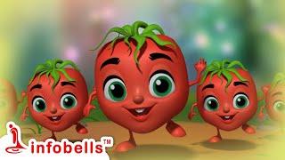 ಆಹಾ ಟೊಮೆಟೊ ಕೆಂಪು ಕೆಂಪು ಟೊಮೆಟೊ-Tomato Song | Kannada Rhymes for Children | Infobells #kannadarhymes