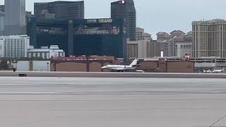 Emergency plane landing at Harry Reid International