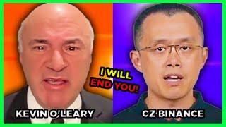 Kevin O'Leary CLAPS BACK against CZ Binance! 