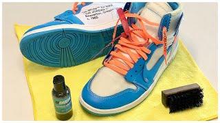 HOW-TO Clean the outsole of Air Jordan 1 Off-Whites! | Sneaker Cleaning