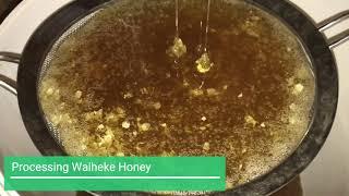 Processing Waiheke Honey