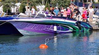 The most beautiful FOUNTAIN Powerboats at Pokerrun 2024