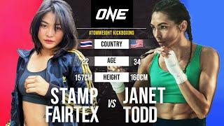 WOMEN’S KICKBOXING WAR  Stamp Fairtex vs. Janet Todd II