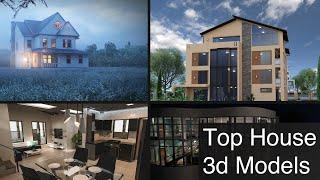 Daz3D Top House 3D Models | RenderGuide.com