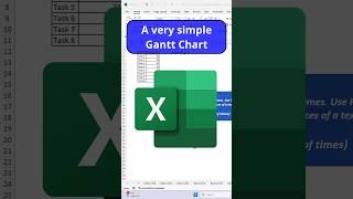 Gantt Chart Made Easy: Excel REPT Function Demo