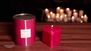 Heart Shaped Pillar Candle | Valentines Day Edition | Romantic Candle Decoration | Candles for Love