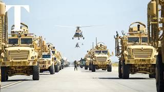 Taliban parade US military equipment on anniversary of evacuation