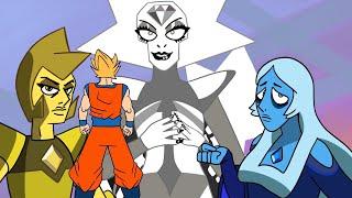 GOKU VS THE DIAMONDS! STEVEN UNIVERSE VS DRAGON BALL ANIMATION #dragonballz #stevenuniverse