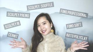 Polymer Clay Review | Sculpey III | Sculpey Premo | FIMO Professional | FIMO Soft | Kato Polyclay