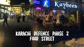 DHA Phase 2 Food Street | Mini Vlog | Best Food Street In Karachi | #foodstreet #vlog #karachi