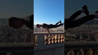 Nice Calisthenics Spectacle: Aerial Mastery Unveiled from Above  #shorts #motivation #2023