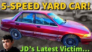 Modifying Mercury Tracer Into CHEAP 5 Speed Yard Buggy