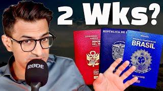 TOP 3 Beautiful & Safe Countries To Move | Second Passport in JUST 2 Weeks