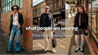 What are people wearing in Melbourne, Australia?