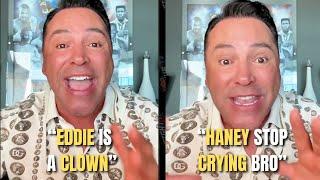 Oscar De La Hoya GOES In on Eddie Hearn & Dana White "circle jerk*ng" together in SAVAGE roast!