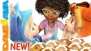  Hot Cross Buns | Nursery Rhymes | Nursery Rhymes and Kids Songs from Dave and Ava 