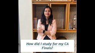 How did I study for my CA Finals | Nandini Agrawal | #classes #study #coaching #charteredaccountant