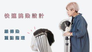 B: hair 線條挑染方式與技巧 + 快速挑染重點整裡 | 良面學堂 ft. Erica Su