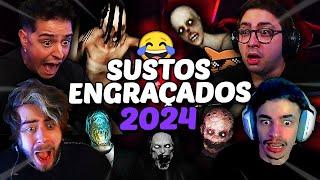 SUSTOS ENGRAÇADOS NAS LIVES 2024