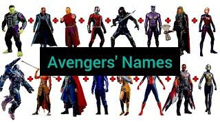 Avengers Endgame Names