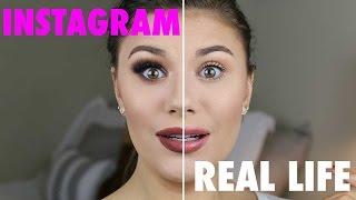 Instagram vs Real Life Makeup | Emily Freybler