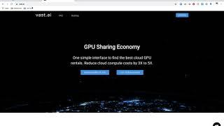 Using Vast.ai to set up a machine learning server