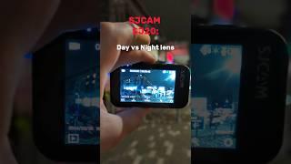 SJCAM SJ20 Day vs Night lens - shooting at night #actioncamera