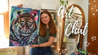 How to easily overcome the ugly stage of painting  Tiger Oil Painting Process