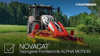 PÖTTINGER -  NOVACAT Mähwerke – Gezogene Fronttechnik ALPHA MOTION