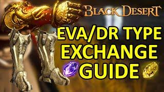 Ator's Shoes & Dahn's Gloves Exchange Guide to Evasion/Damage Reduction (DR) Type (Black Desert) BDO