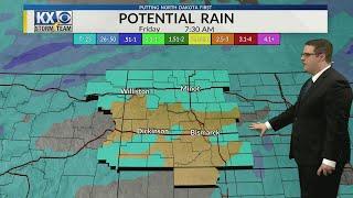 Light Rain chances arrive for Tuesday and Thursday with temperatures around average