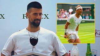 Novak Djokovic was Asked about Nadal... his Response was Brilliant!