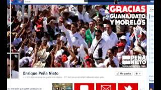 Facebook, candidatos presidenciales mexico 2012, Enrique, Josefina, AMLO